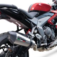 Escape compatível com Triumph Daytona 660 2023-2025, GP Evo4 Titanium, Sistema homologado com catalisador linha completa, silencioso mais coletor 