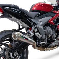 Escape compatível com Triumph Daytona 660 2023-2025, Powercone Evo, Escape racing linha completa, silencioso mais coletor com dbkiller, não homologado 