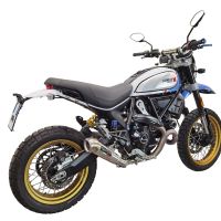 Escape compatível com Ducati Scrambler 800 Urban Motard 2021-2023, Powercone Evo, Escape legal, homologado, silenciador com catalisador, db killer removível e tubo de ligação específico 