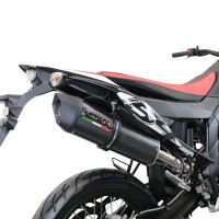 Escape compatível com Aprilia Sx 125 2021-2024, Furore Evo4 Poppy, Escape legal, homologado, silenciador com catalisador, db killer removível e tubo de ligação específico 