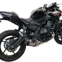 Escape compatível com Kawasaki Z 650 2017-2020, GP Evo4 Titanium, Sistema homologado com catalisador linha completa, silencioso mais coletor 