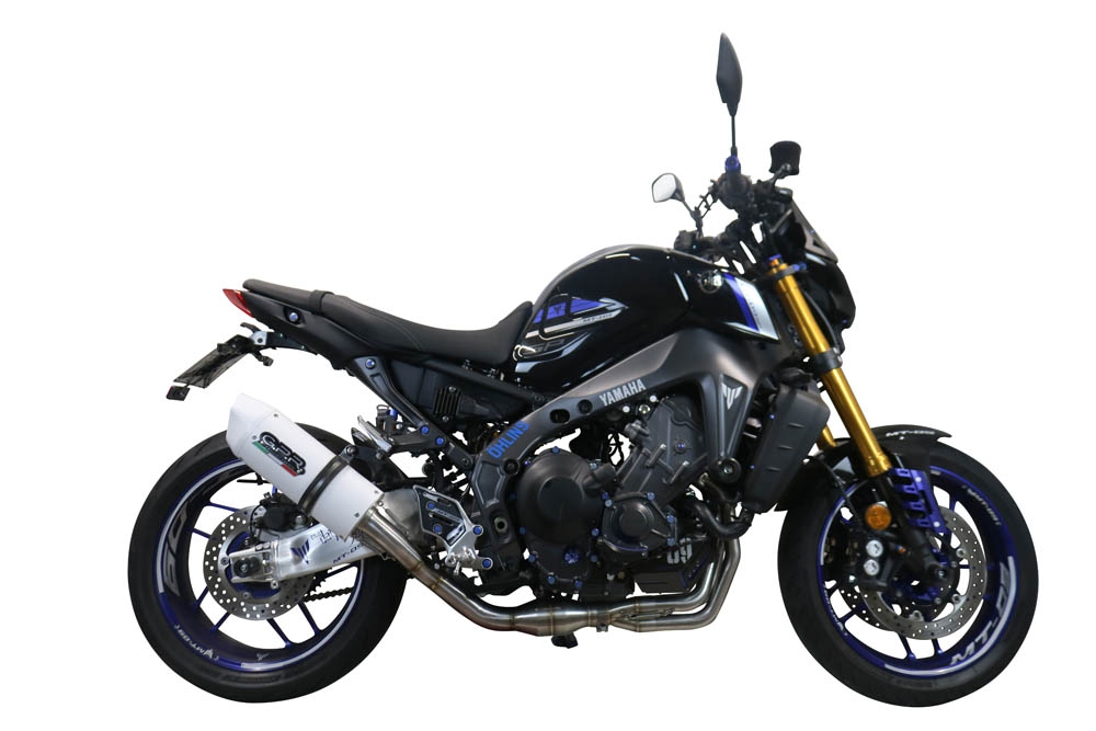 Escape compatível com Yamaha Mt-09 2021-2023, Albus Evo4, Sistema homologado com catalisador linha completa, silencioso mais coletor 