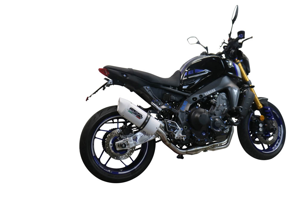 Escape compatível com Yamaha Mt-09 2021-2023, Albus Evo4, Sistema homologado com catalisador linha completa, silencioso mais coletor 