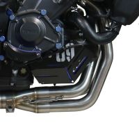 Escape compatível com Yamaha XSR900 2022-2024, Furore Evo4 Nero, Sistema homologado com catalisador linha completa, silencioso mais coletor 