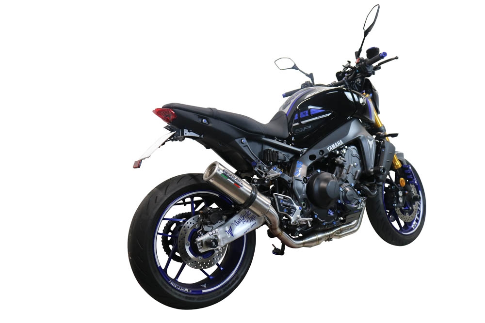 Escape compatível com Yamaha Mt-09 2021-2023, M3 Inox , Sistema homologado com catalisador linha completa, silencioso mais coletor 