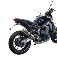 Escape compatível com Yamaha Mt-09 2021-2023, M3 Inox , Sistema homologado com catalisador linha completa, silencioso mais coletor 