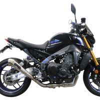 Escape compatível com Yamaha Mt-09 2021-2023, Powercone Evo, Sistema homologado com catalisador linha completa, silencioso mais coletor 