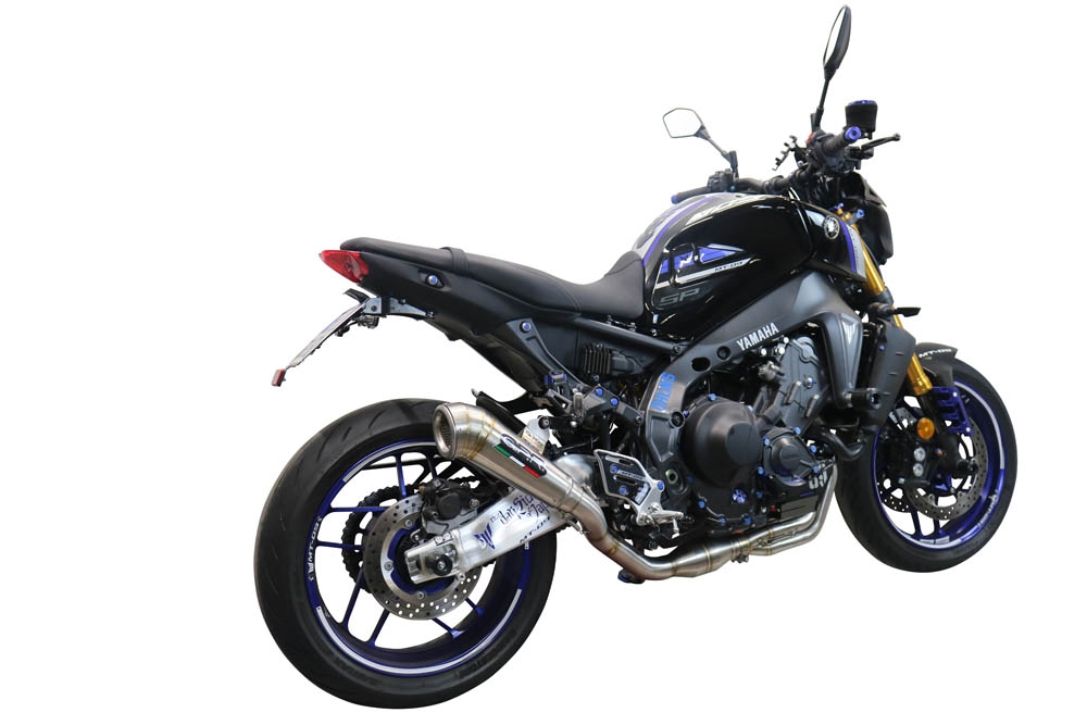 Escape compatível com Yamaha Mt-09 2021-2023, Powercone Evo, Sistema homologado com catalisador linha completa, silencioso mais coletor 