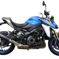 Escape compatível com Suzuki Gsx-S 1000 GT 2021-2025, Furore Evo4 Poppy, Escape legal, homologado, silenciador com db killer removível e tubo de ligação específico 