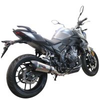 Escape compatível com Voge 500R 2021-2024, GP Evo4 Titanium, Escape legal, homologado, silenciador com db killer removível e tubo de ligação específico 