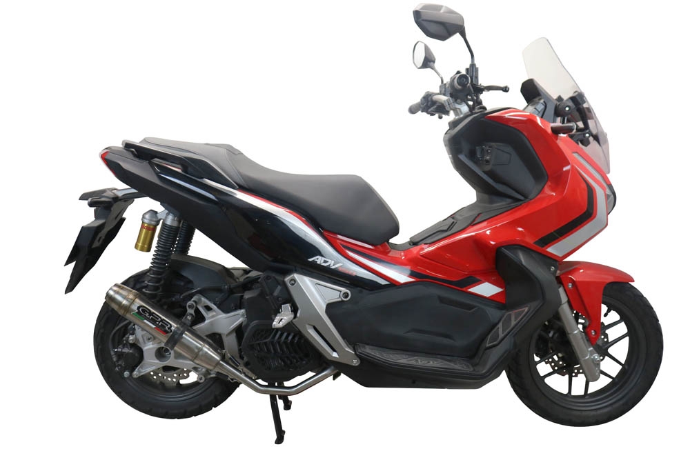 Escape compatível com Honda X-Adv 150 2020-2023, Deeptone Inox, Escape racing linha completa, silencioso mais coletor com dbkiller, não homologado 