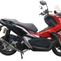 Escape compatível com Honda X-Adv 150 2020-2023, Deeptone Inox, Escape racing linha completa, silencioso mais coletor com dbkiller, não homologado 