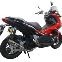 Escape compatível com Honda X-Adv 150 2020-2023, Deeptone Inox, Escape racing linha completa, silencioso mais coletor com dbkiller, não homologado 