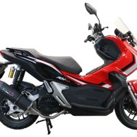 Escape compatível com Honda X-Adv 150 2020-2023, Furore Nero, Escape racing linha completa, silencioso mais coletor com dbkiller, não homologado 