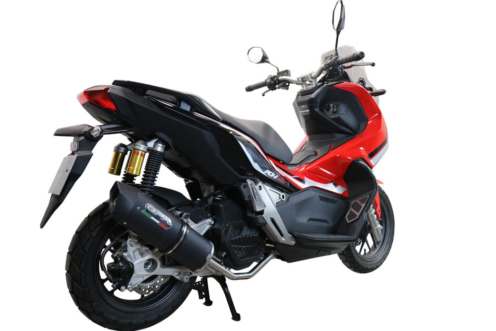 Escape compatível com Honda X-Adv 150 2020-2023, Furore Nero, Escape racing linha completa, silencioso mais coletor com dbkiller, não homologado 