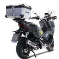 Escape compatível com Honda Adv 350 2022-2024, Pentascooter, Sistema homologado com catalisador, silencioso mais tubo de ligação específico 