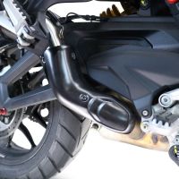 Escape compatível com Ducati Multistrada V4 - S 2022-2024, Furore Evo4 Poppy, Escape legal, homologado, silenciador com db killer removível e tubo de ligação específico 