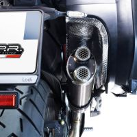 Escape compatível com Ducati Multistrada V4 - S 2022-2024, Dual Poppy, Escape legal, homologado, silenciador com db killer removível e tubo de ligação específico 