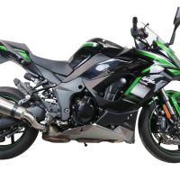 Escape compatível com Kawasaki Ninja 1000 Sx 2021-2024, GP Evo4 Titanium, Escape legal, homologado, silenciador com db killer removível e tubo de ligação específico 