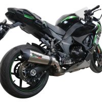 Escape compatível com Kawasaki Ninja 1000 Sx 2020-2020, GP Evo4 Titanium, Escape legal, homologado, silenciador com db killer removível e tubo de ligação específico 