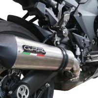 Escape compatível com Kawasaki Ninja 1000 Sx 2021-2024, GP Evo4 Titanium, Escape legal, homologado, silenciador com db killer removível e tubo de ligação específico 