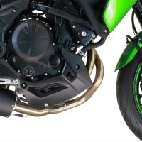 Escape compatível com Kawasaki Versys 650 2017-2020, Satinox, Sistema homologado com catalisador linha completa, silencioso mais coletor 