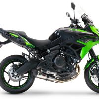 Escape compatível com Kawasaki Versys 650 2017-2020, GP Evo4 Titanium, Sistema homologado com catalisador linha completa, silencioso mais coletor 