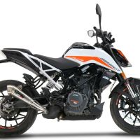 Escape compatível com Ktm Rc 390 2022-2024, Powercone Evo, Escape legal, homologado, silenciador com db killer removível e tubo de ligação específico 