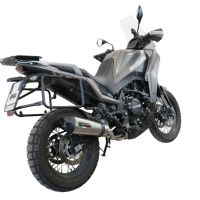 Escape compatível com Moto Morini X-CAPE 650 2021-2024, GP Evo4 Titanium, Escape homologado semi-completo com db killer removível e com catalisador 