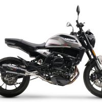 Escape compatível com Moto Morini Seiemmezzo Str 2022-2024, GP Evo4 Poppy, Escape homologado semi-completo com db killer removível e com catalisador 