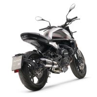 Escape compatível com Moto Morini Seiemmezzo Str 2022-2024, GP Evo4 Titanium, Escape homologado semi-completo com db killer removível e com catalisador 