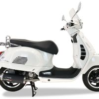 Escape compatível com Piaggio Vespa 300 Gts - Gtv - Touring - Super 2008-2016, Evo4 Road, Sistema homologado com catalisador linha completa, silencioso mais coletor 