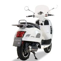 Escape compatível com Piaggio Vespa 300 Gts - Gtv - Touring - Super 2008-2016, Evo4 Road, Sistema homologado com catalisador linha completa, silencioso mais coletor 