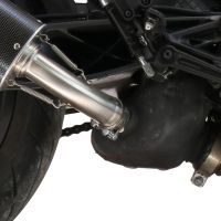 Escape compatível com Ktm Duke 250 2021-2023, GP Evo4 Titanium, Escape legal, homologado, silenciador com db killer removível e tubo de ligação específico 