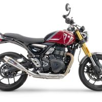 Escape compatível com Triumph Speed 400 2023-2025, Ultracone, Escape legal, homologado, silenciador com db killer removível e tubo de ligação específico 