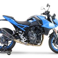 Escape compatível com Suzuki Gsx-8R 2022-2024, GP Evo4 Poppy, Sistema homologado com catalisador linha completa, silencioso mais coletor 