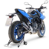 Escape compatível com Suzuki Gsx-8S 2022-2024, GP Evo4 Poppy, Sistema homologado com catalisador linha completa, silencioso mais coletor 