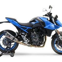 Escape compatível com Suzuki Gsx-8R 2022-2024, GP Evo4 Titanium, Sistema homologado com catalisador linha completa, silencioso mais coletor 