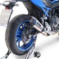 Escape compatível com Suzuki Gsx-8R 2022-2024, GP Evo4 Titanium, Sistema homologado com catalisador linha completa, silencioso mais coletor 