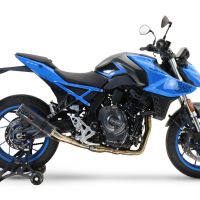 Escape compatível com Suzuki Gsx-8R 2022-2024, M3 Black Titanium, Escape racing linha completa, silencioso mais coletor com dbkiller, não homologado 