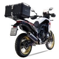 Escape compatível com Yamaha Tenere 700 2019-2020, Dual Poppy, Escape legal, homologado, silenciador com db killer removível e tubo de ligação específico 