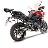 Escape compatível com Triumph Tiger Sport 660 2022-2024, Deeptone Inox, Escape racing linha completa, silencioso mais coletor com dbkiller, não homologado 