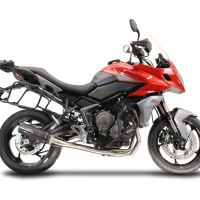 Escape compatível com Triumph Tiger Sport 660 2022-2024, M3 Black Titanium, Sistema homologado com catalisador linha completa, silencioso mais coletor 