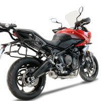 Escape compatível com Triumph Tiger Sport 660 2022-2024, M3 Titanium Natural, Sistema homologado com catalisador linha completa, silencioso mais coletor 