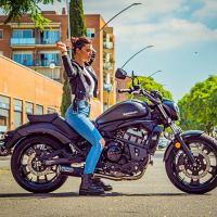 Escape compatível com Kawasaki Vulcan 650 S 2021-2023, M3 Black Titanium, Sistema homologado com catalisador linha completa, silencioso mais coletor 