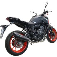 Escape compatível com Yamaha Mt-07 2021-2024, GP Evo4 Poppy, Sistema homologado com catalisador linha completa, silencioso mais coletor 