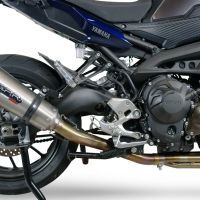 Escape compatível com Yamaha Mt-09 Tracer 900 2017-2020, GP Evo4 Titanium, Sistema homologado com catalisador linha completa, silencioso mais coletor 