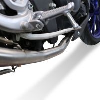 Escape compatível com Yamaha Mt 125 2020-2020, Furore Evo4 Nero, Sistema homologado com catalisador linha completa, silencioso mais coletor 