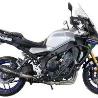 Escape compatível com Yamaha Tracer 9 2021-2024, M3 Black Titanium, Sistema homologado com catalisador linha completa, silencioso mais coletor 