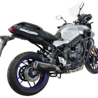 Escape compatível com Yamaha Tracer 9 2021-2024, M3 Black Titanium, Sistema homologado com catalisador linha completa, silencioso mais coletor 